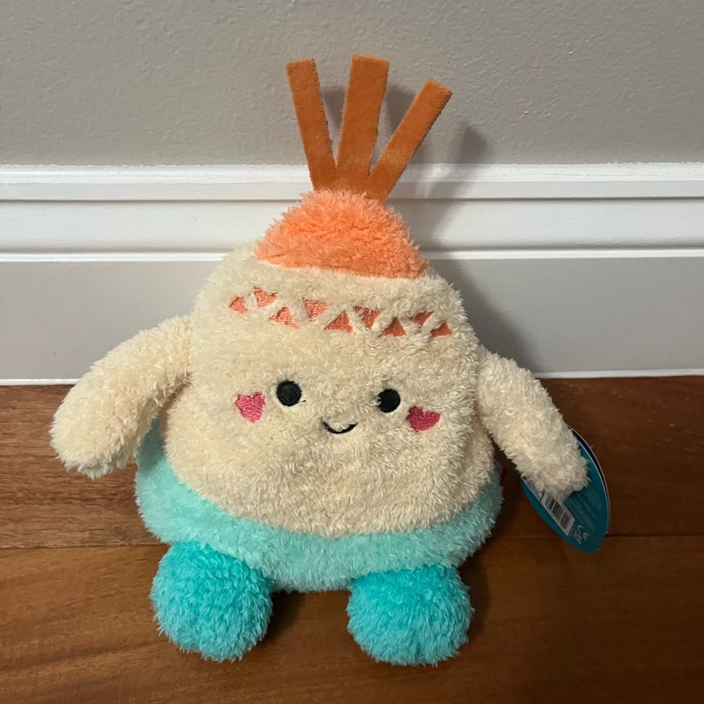 Bum Bumz  Toy in Cream, Coral & Aqua